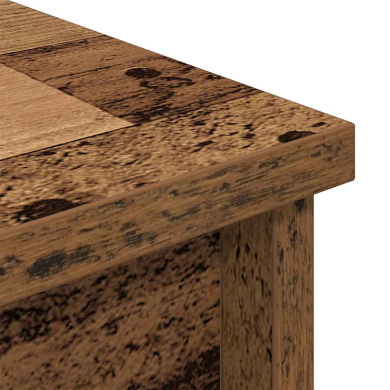 Highboard Altholz-Optik 37,5x35x180 cm Holzwerkstoff