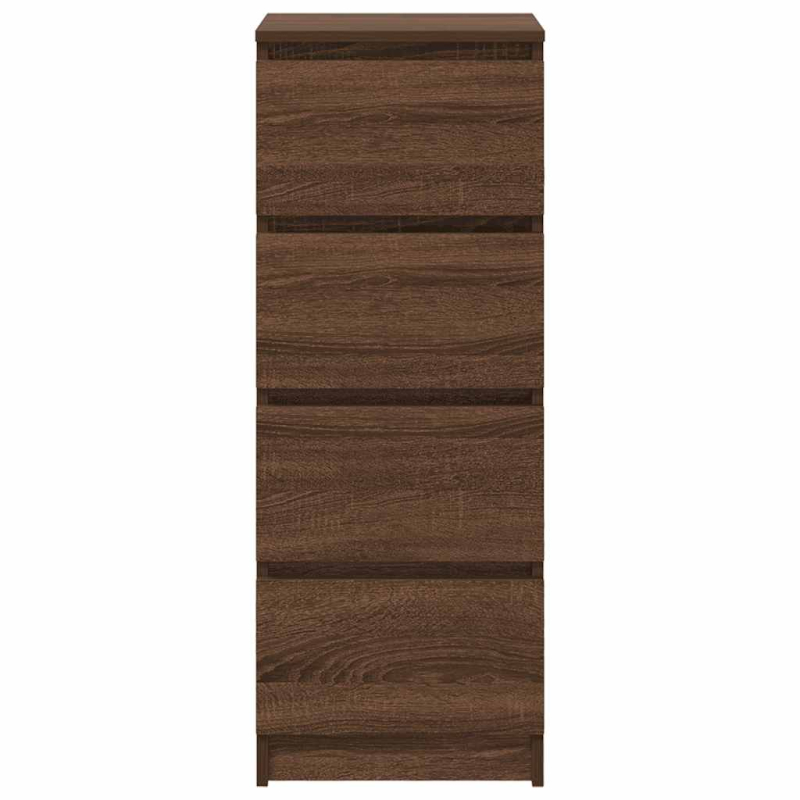 Sideboard Braun Eichen-Optik 37,5x35x99 cm Holzwerkstoff