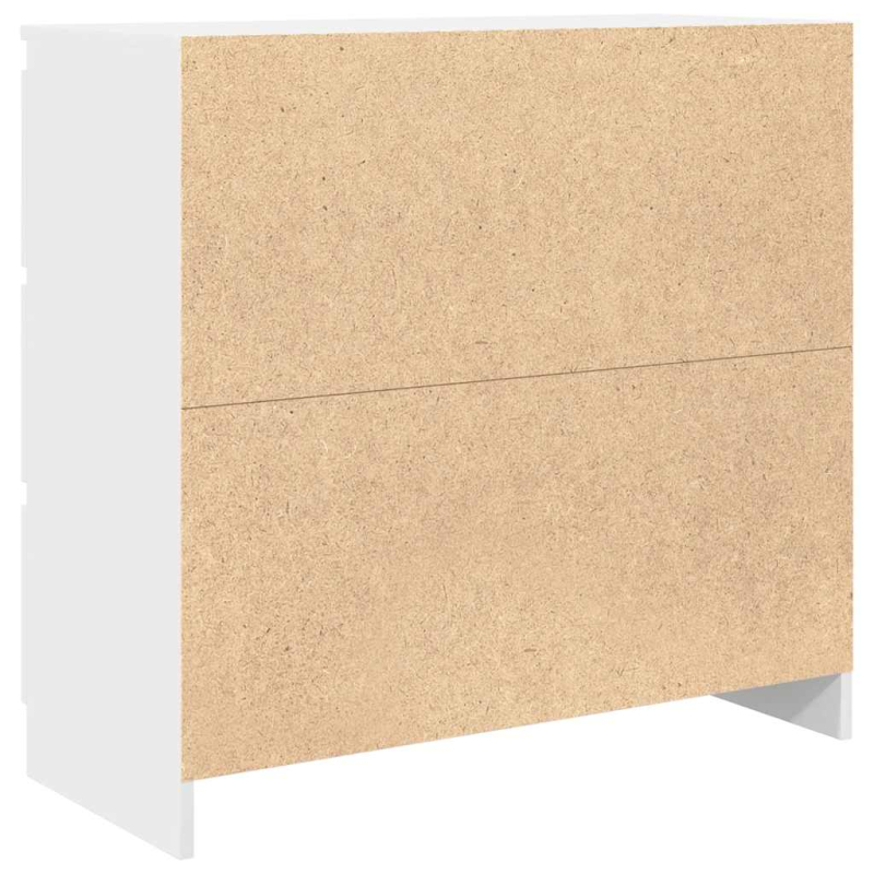 Sideboard Weiß 80x35x76 cm Holzwerkstoff
