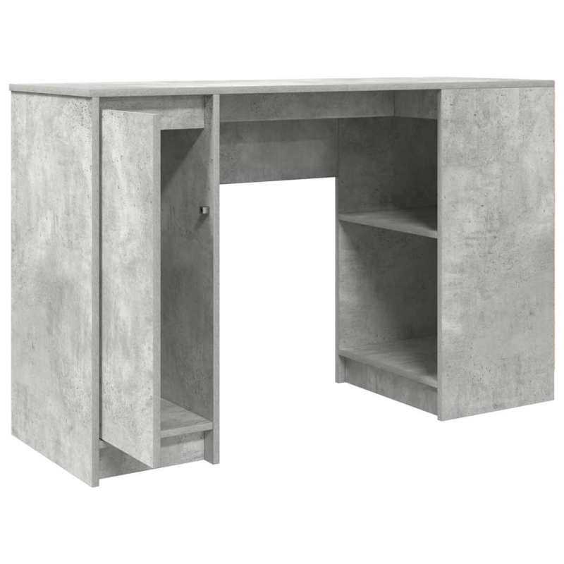 Schreibtisch Betongrau 120x42x76 cm Holzwerkstoff