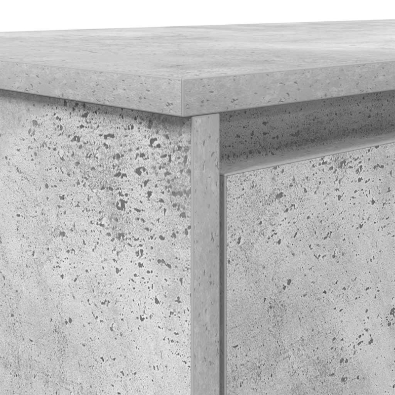 Schreibtisch Betongrau 120x42x76 cm Holzwerkstoff