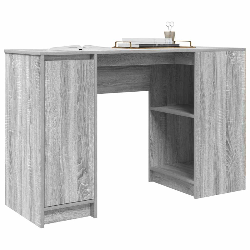 Schreibtisch Grau Sonoma 120x42x76 cm Holzwerkstoff