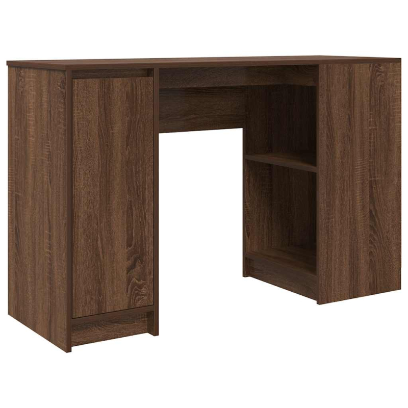 Schreibtisch Braun Eichen-Optik 120x42x76 cm Holzwerkstoff