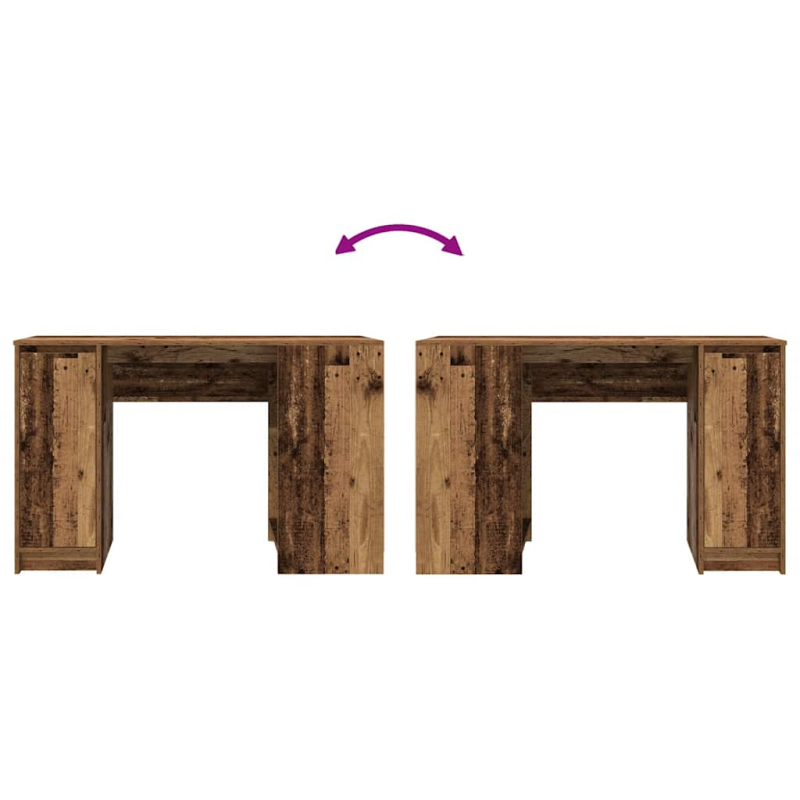 Schreibtisch Altholz-Optik 120x42x76 cm Holzwerkstoff