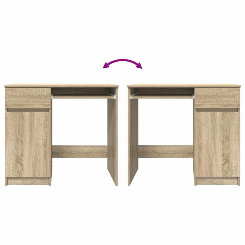 Schreibtisch Sonoma-Eiche 86x49x76 cm Holzwerkstoff