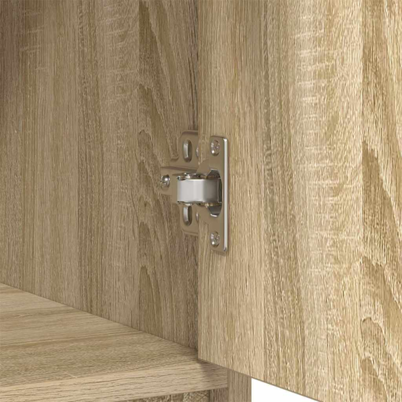 Sideboard mit Schubladen und Türen Sonoma-Eiche 73x31x90 cm