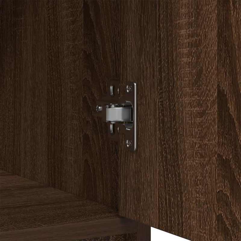 Sideboard mit Schubladen Türen Braun Eichen-Optik 73x31x90 cm