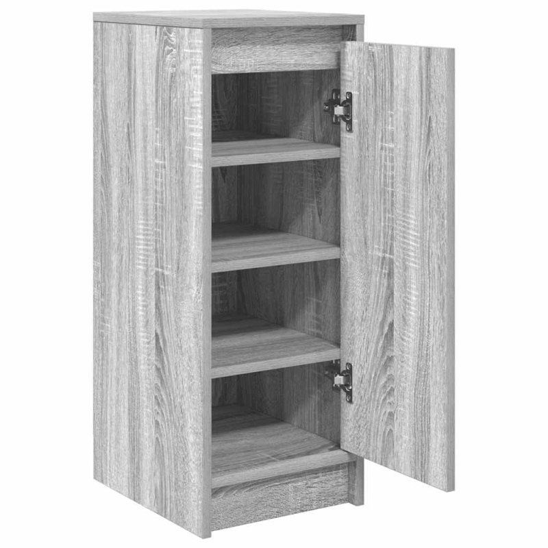 Schuhschrank Grau Sonoma 29,5x34x76 cm Holzwerkstoff