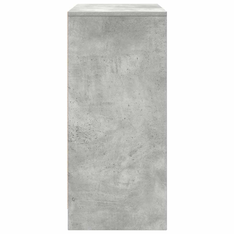 Schuhschrank Betongrau 57x34x76 cm Holzwerkstoff