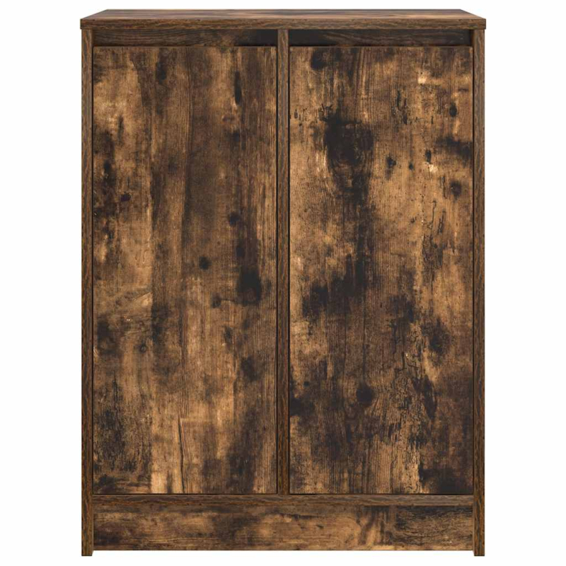 Schuhschrank Räuchereiche 57x34x76 cm Holzwerkstoff