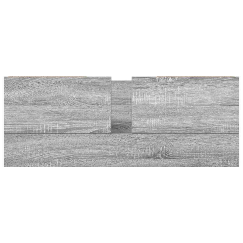 Waschbeckenunterschrank mit Schubladen Grau Sonoma 90x34,5x60cm