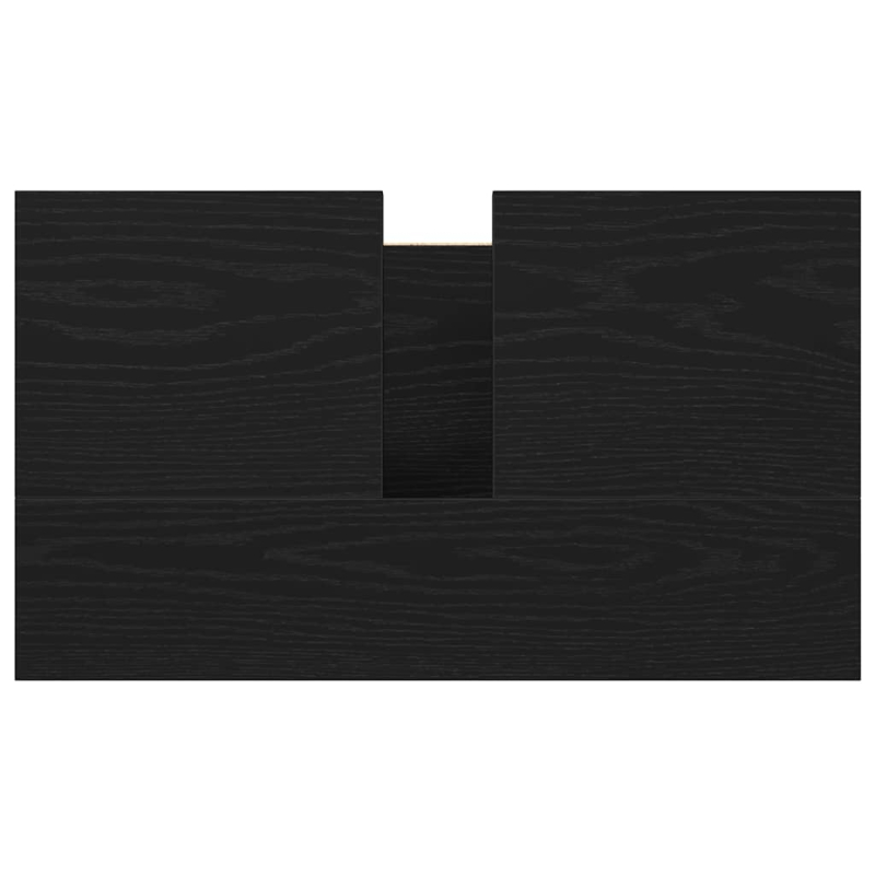 Waschbeckenunterschrank Schwarz 60x34,5x60 cm