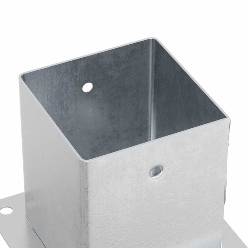 Pfostenträger Quadratisch 12 Stk. 121x121 mm Stahl Verzinkt