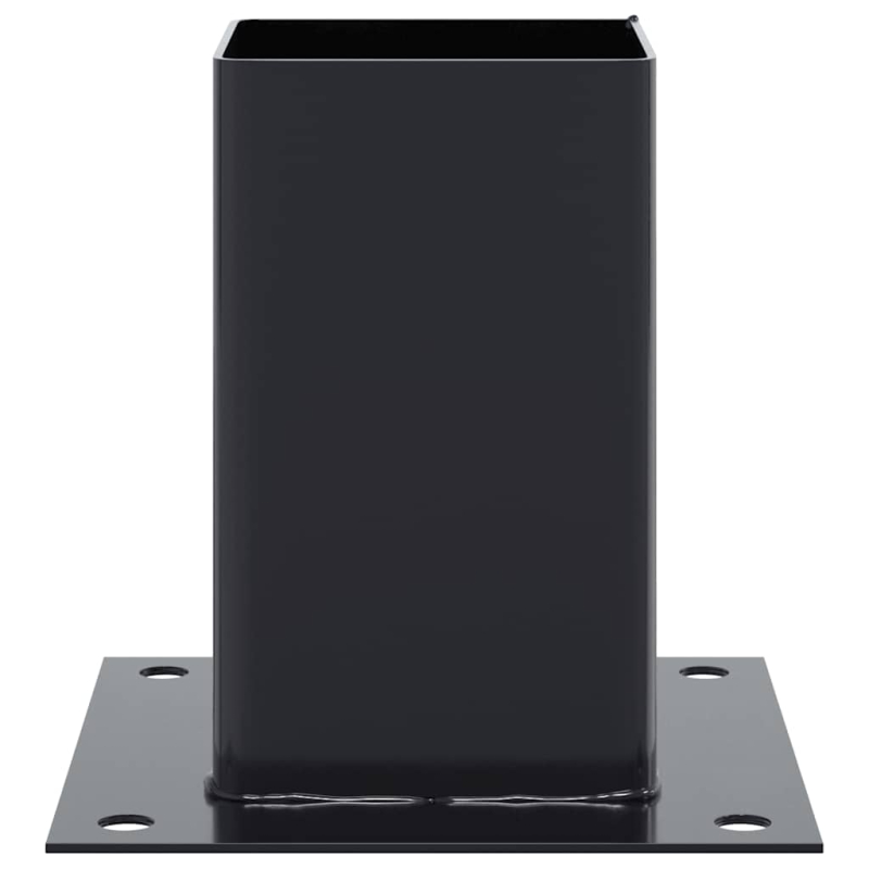 Pfostenträger Quadrat 12 Stk. 91x91mm Pulverbeschichteter Stahl