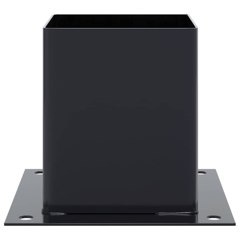 Pfostenträger Quadrat 12 Stk. 121x121mm Stahl Pulverbeschichtet