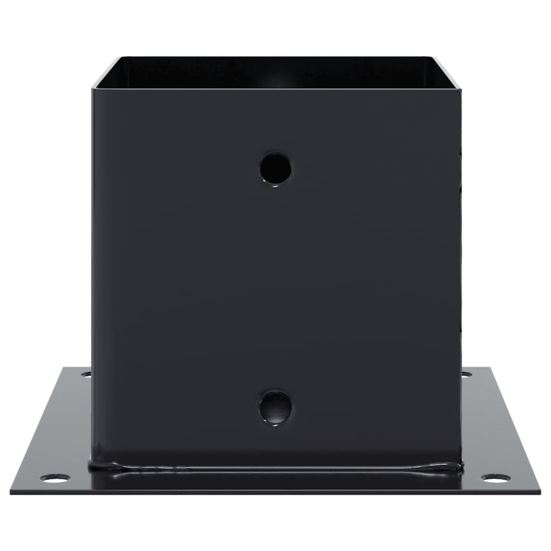 Pfostenträger Quadrat 12 Stk. 141x141mm Stahl Pulverbeschichtet