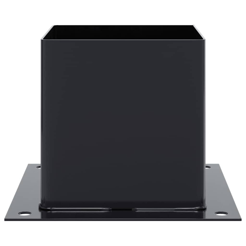 Pfostenträger Quadrat 12 Stk. 141x141mm Stahl Pulverbeschichtet