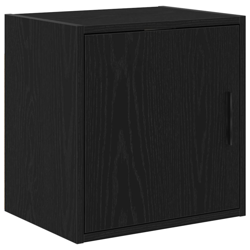 Garagenschränke 2 Stk. Schwarz Holzwerkstoff