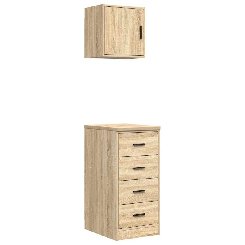 Garagenschränke 2 Stk. Sonoma-Eiche Holzwerkstoff