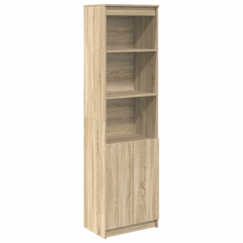 Highboard Sonoma-Eiche 50x35x180 cm Holzwerkstoff