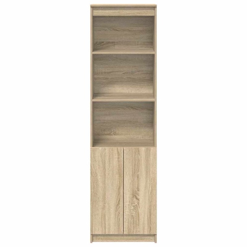 Highboard Sonoma-Eiche 50x35x180 cm Holzwerkstoff