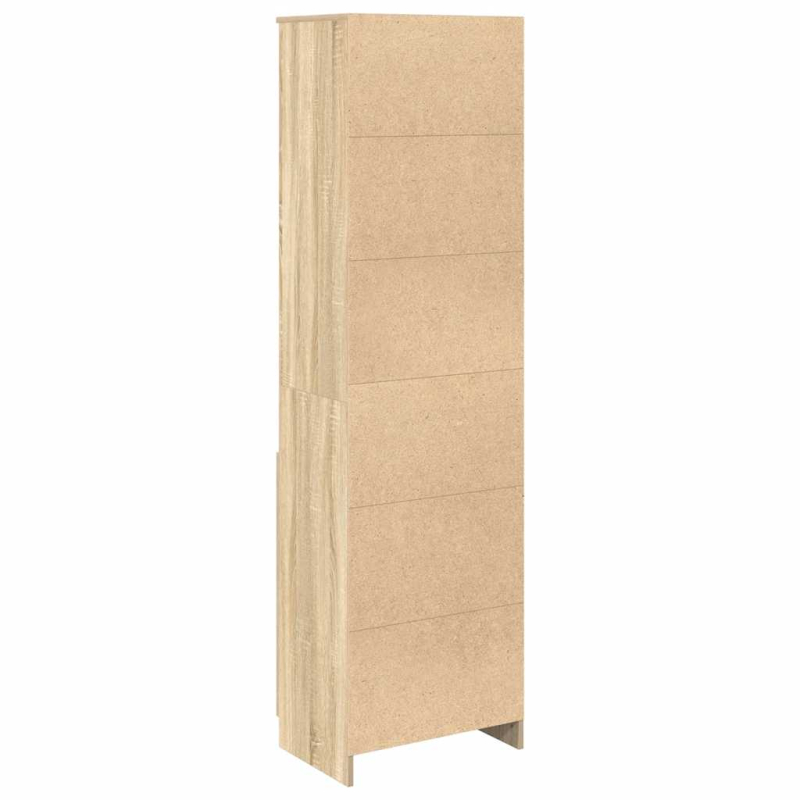 Highboard Sonoma-Eiche 50x35x180 cm Holzwerkstoff