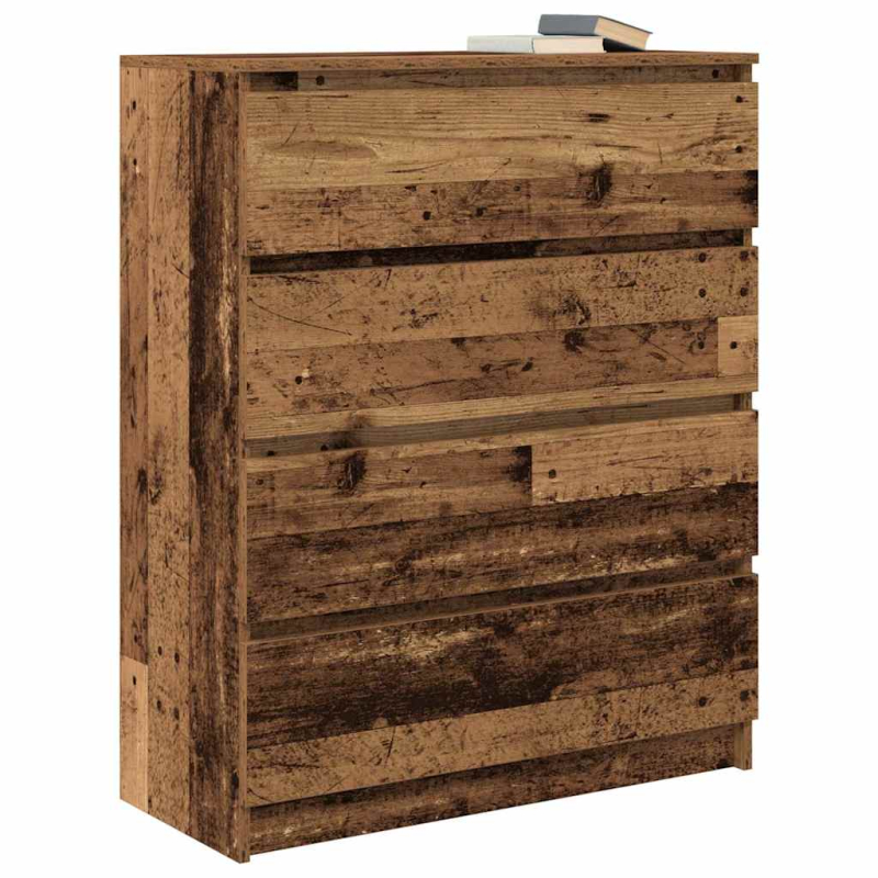 Sideboard Altholz-Optik 80x35x99 cm Holzwerkstoff