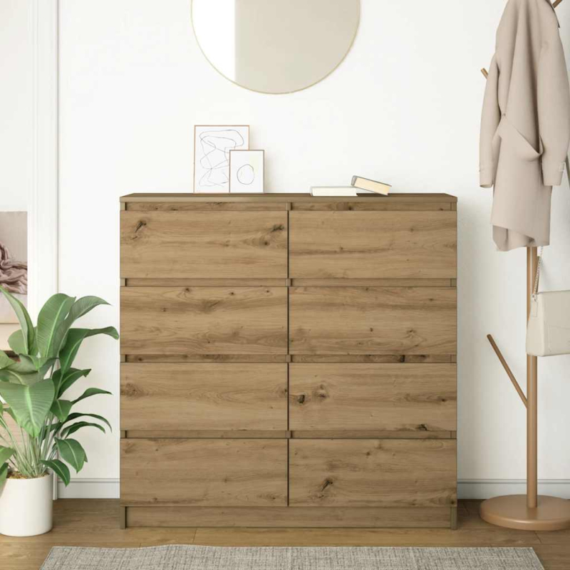 Sideboard Artisan-Eiche 100x35x99 cm Holzwerkstoff