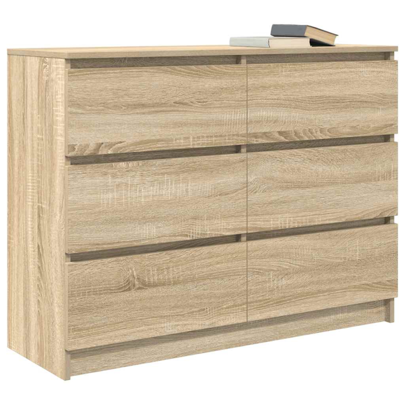 Sideboard Sonoma-Eiche 100x35x76 cm Holzwerkstoff
