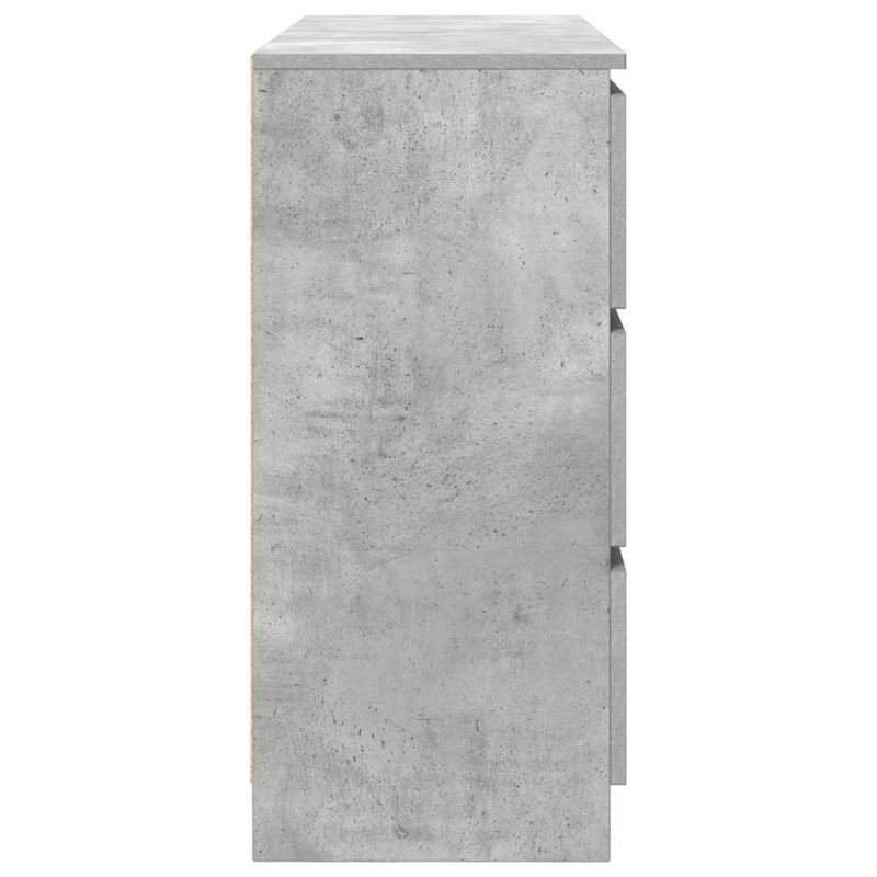Sideboard Betongrau 100x35x76 cm Holzwerkstoff
