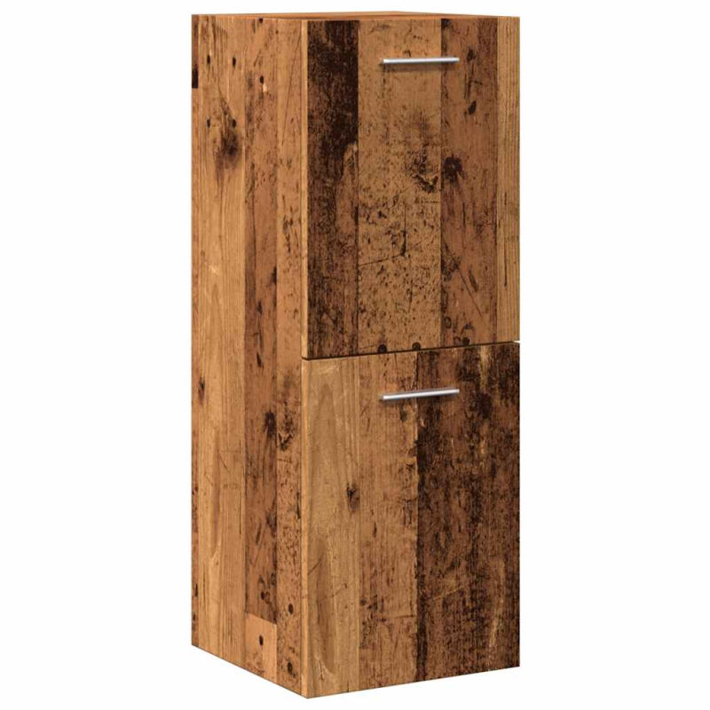 5-tlg. Badmöbel-Set Altholz-Optik Holzwerkstoff