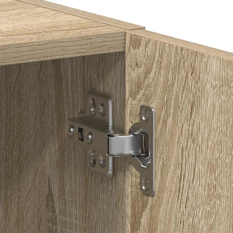 Waschmaschinenregal Sonoma-Eiche 64x24x190 cm Holzwerkstoff