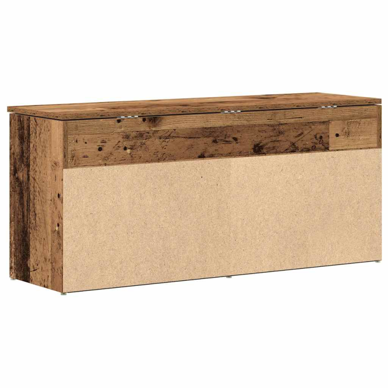 Schuhbank Altholz-Optik 102x30,5x45 cm Holzwerkstoff