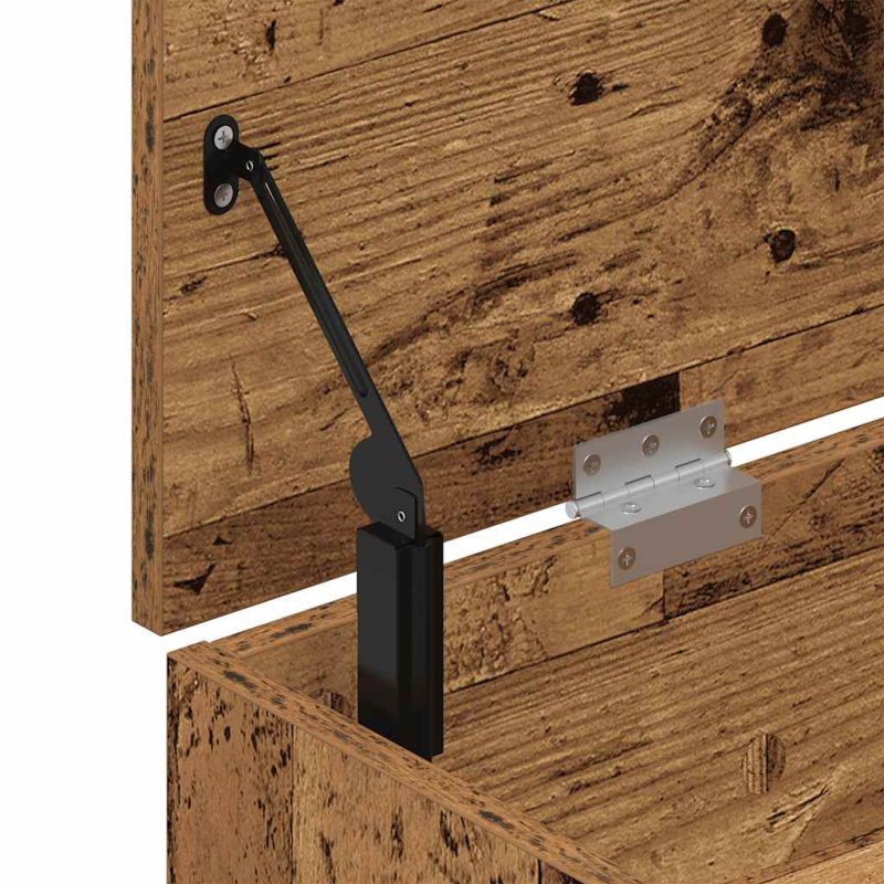 Schuhbank Altholz-Optik 102x30,5x45 cm Holzwerkstoff