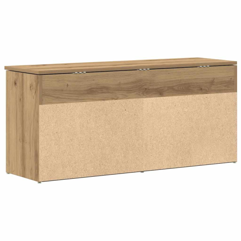 Schuhbank Artisan-Eiche 102x30,5x45 cm Holzwerkstoff