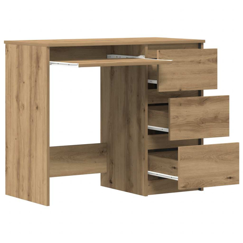 Schreibtisch Artisan-Eiche 90x45x76 cm Holzwerkstoff