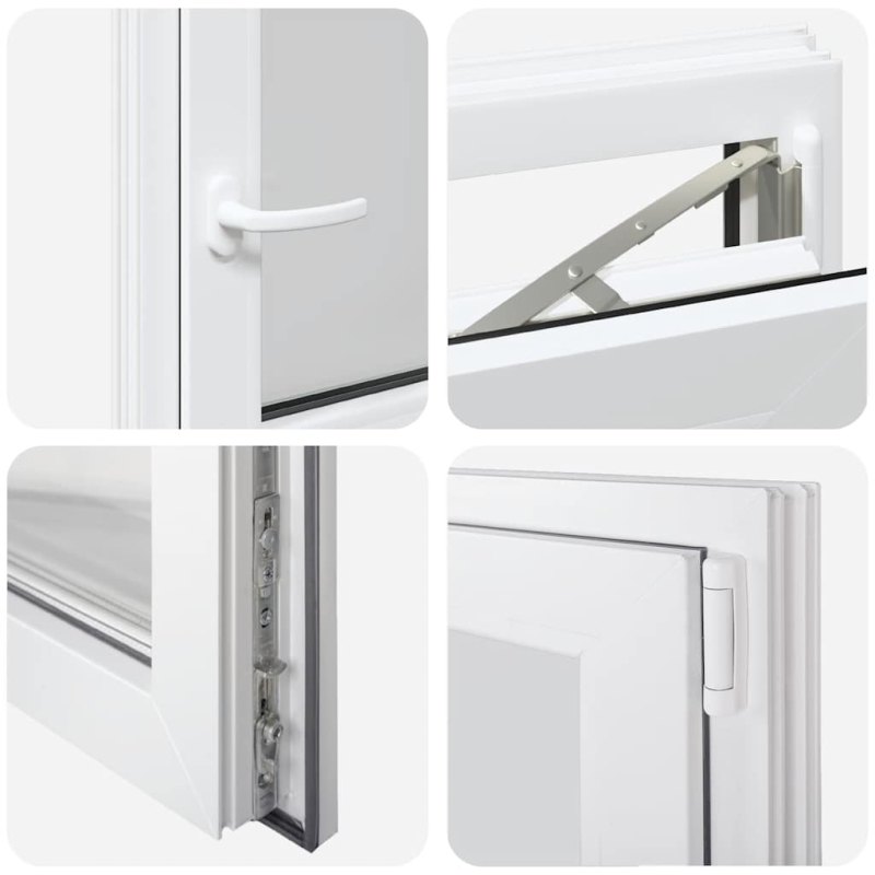 Kellerfenster RISOR 60x60 cm Dreh Kipp DIN Rechts Weiß