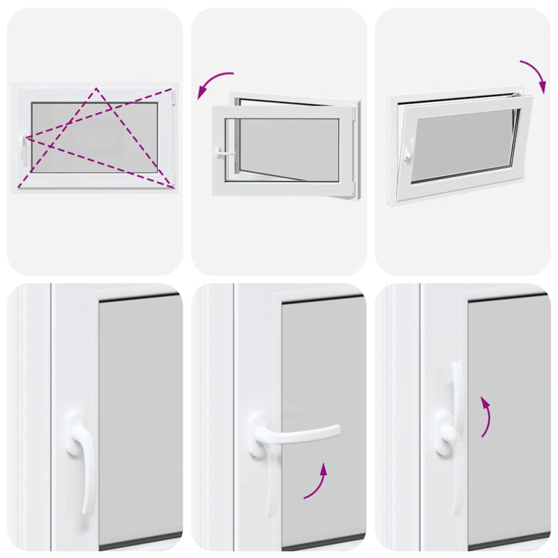 Kellerfenster RISOR 90x60 cm Dreh Kipp DIN Rechts Weiß