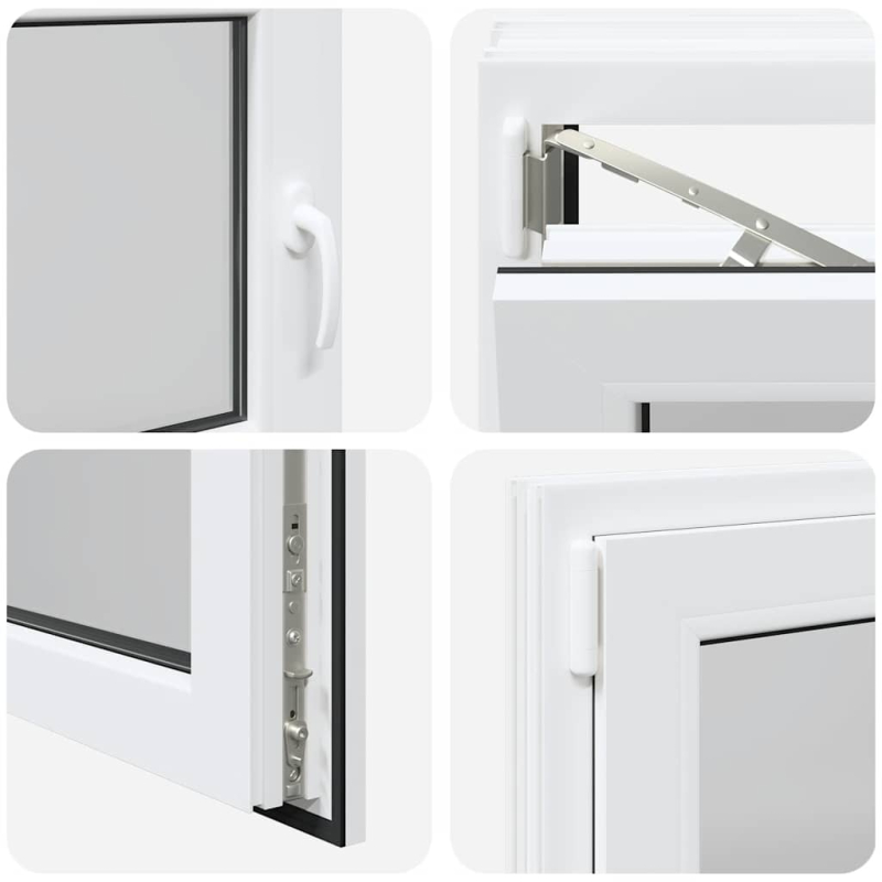 Kellerfenster RISOR 90x60 cm Dreh Kipp DIN Links Weiß