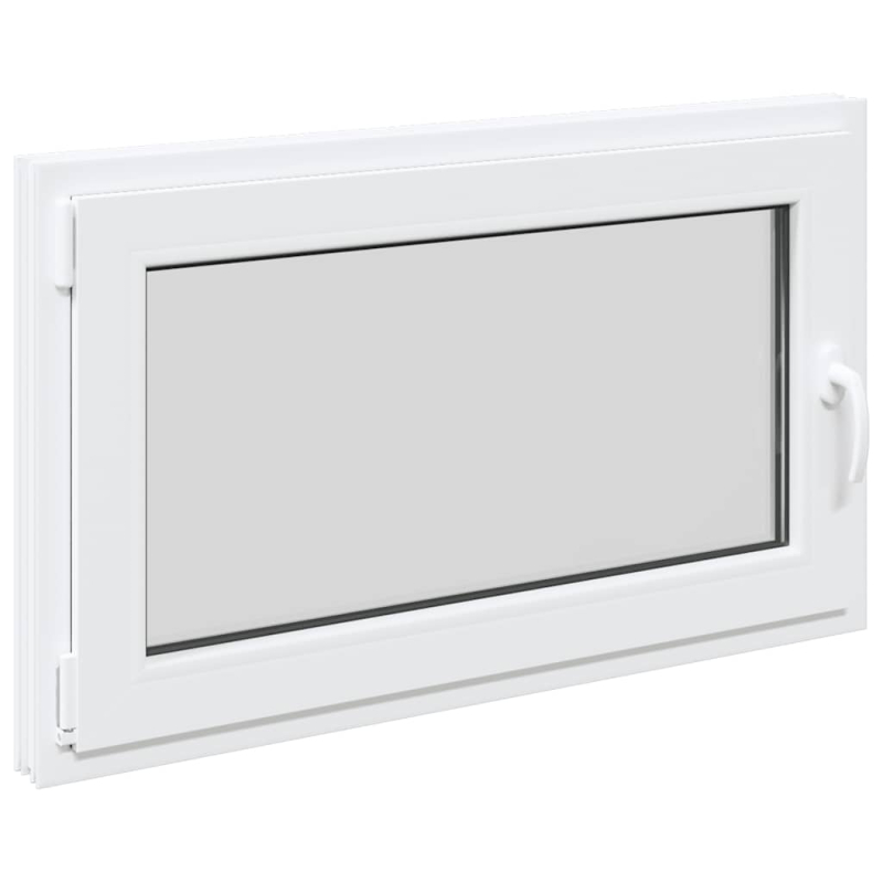 Kellerfenster RISOR 100x60 cm Dreh Kipp DIN Links Weiß