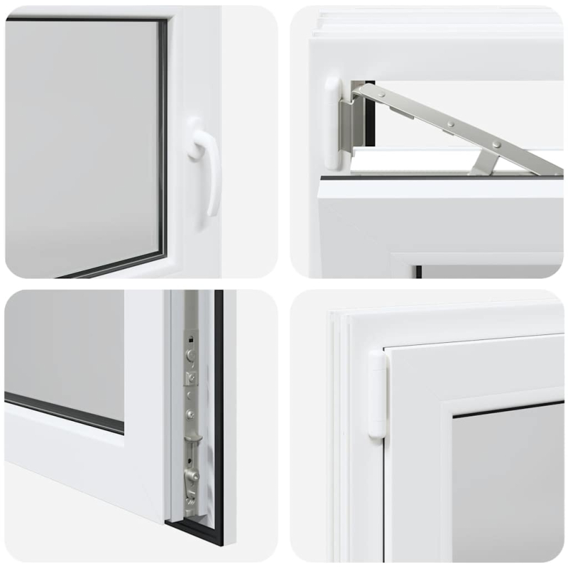 Kellerfenster RISOR 110x60 cm Dreh Kipp DIN Links Weiß