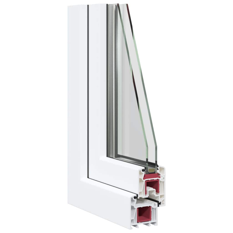 Kellerfenster RISOR 120x60 cm Dreh Kipp DIN Links Weiß