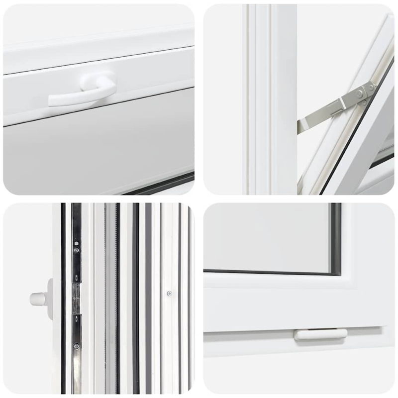 Kellerfenster RISOR 90x40 cm Kipp 2-fach Verglasung Weiß