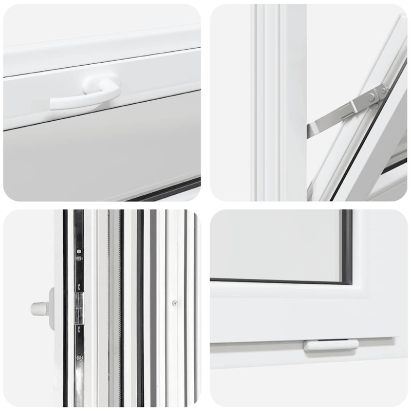 Kellerfenster RISOR 100x40 cm Kipp 2-fach Verglasung Weiß