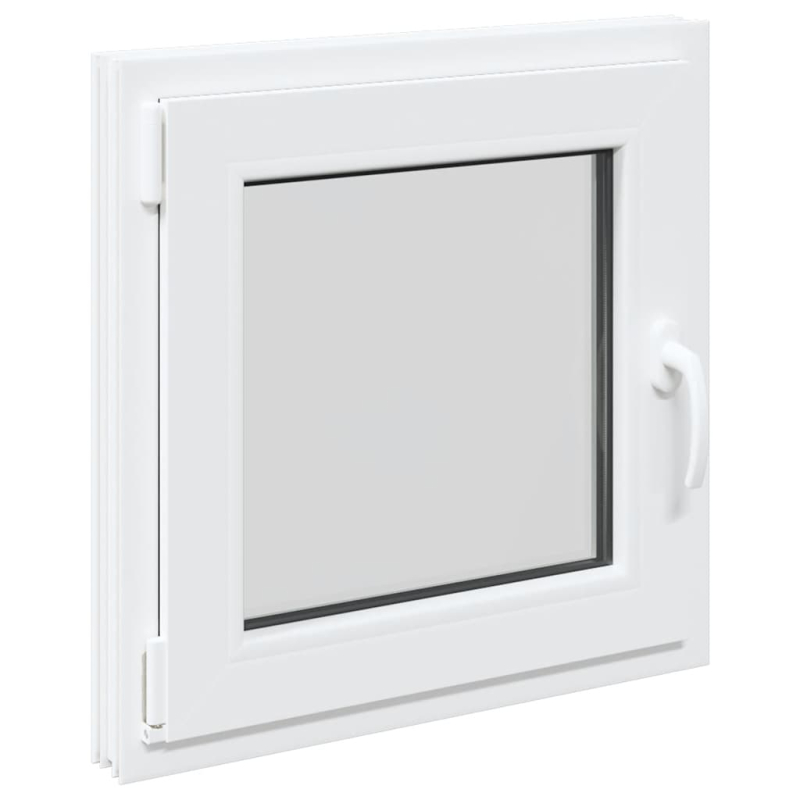 Kellerfenster RISOR 60x60 cm Dreh Kipp DIN Links Weiß