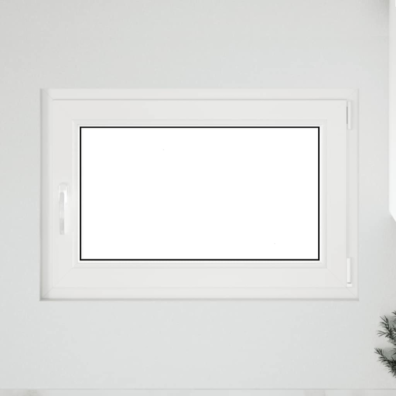 Kellerfenster RISOR 60x80 cm Dreh Kipp DIN Rechts Weiß