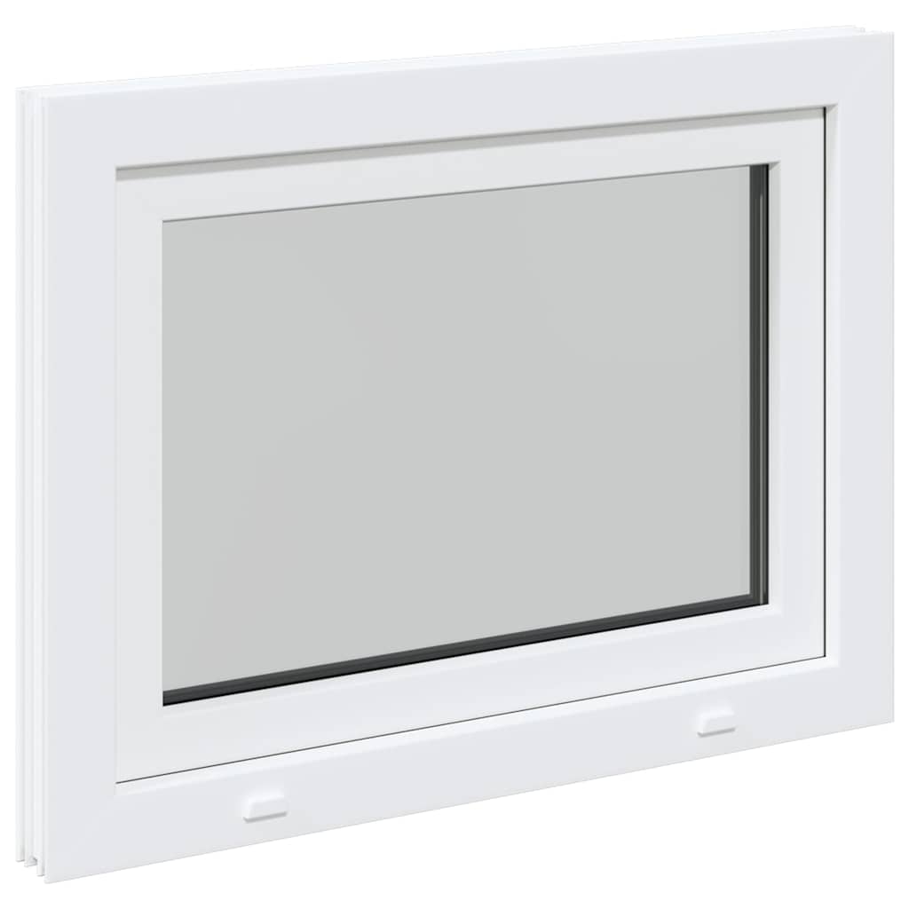 Kellerfenster RISOR 80x50 cm Drehkipp DIN Links Weiß