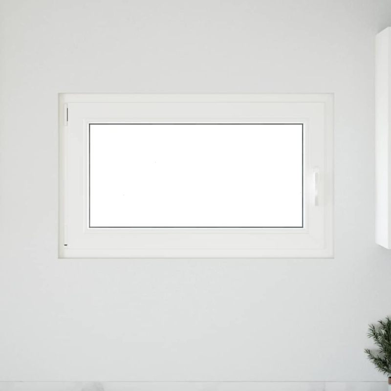 Kellerfenster RISOR 100x60 cm Dreh Kipp DIN Links Weiß