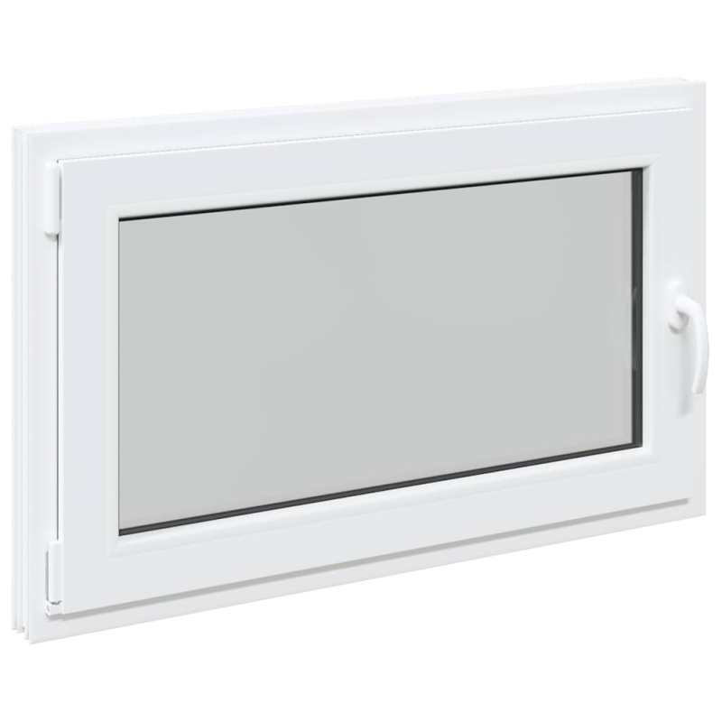 Kellerfenster RISOR 100x60 cm Dreh Kipp DIN Links Weiß