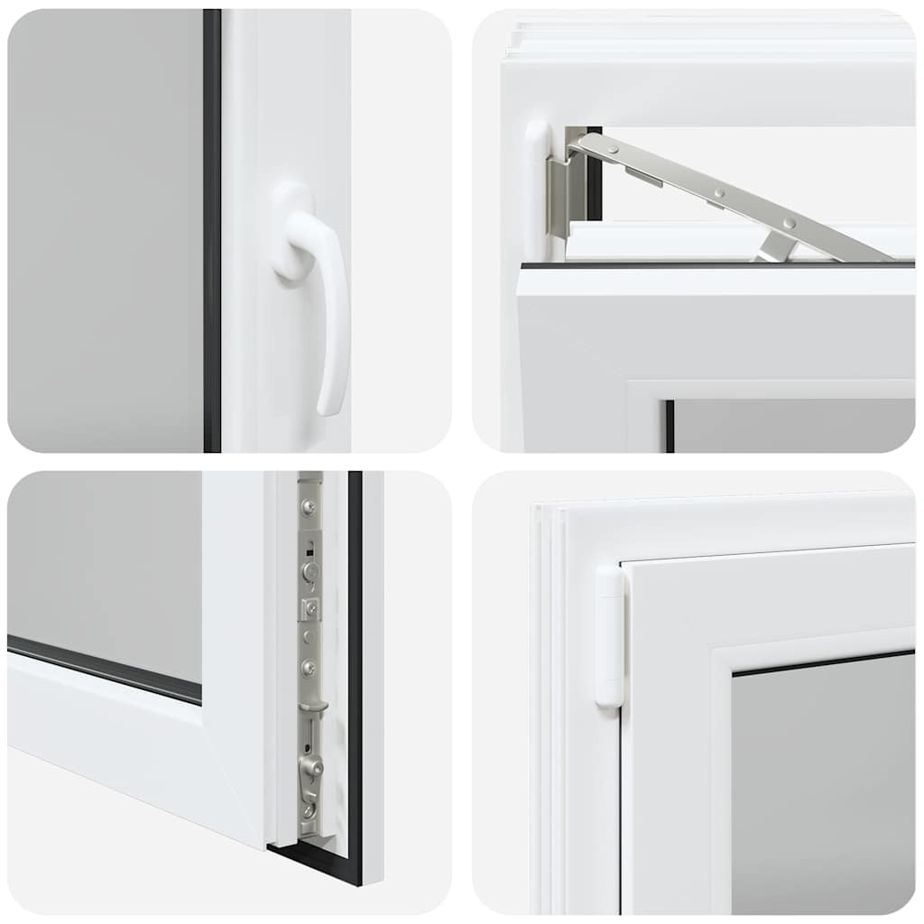 Kellerfenster RISOR 100x70 cm Drehkipp DIN Links Weiß